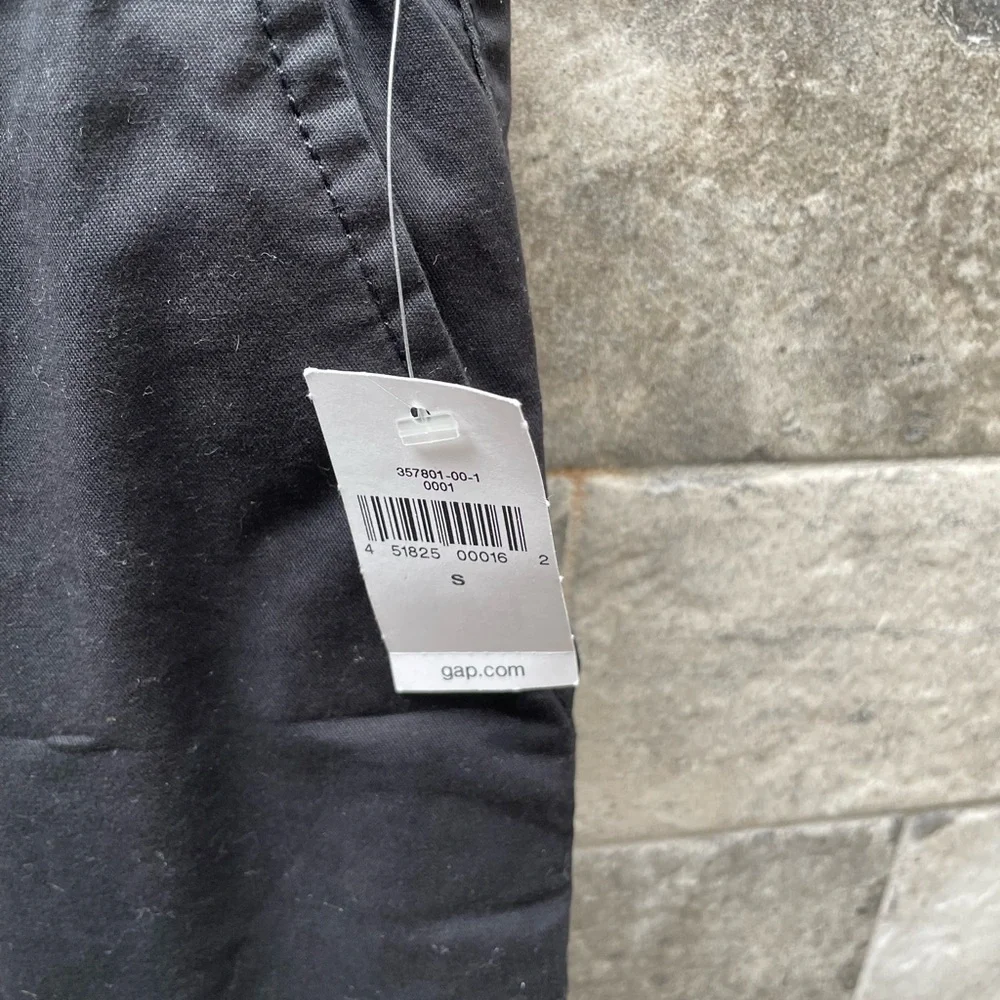 ❤️ GAP MENS BLACK TWILL JOGGER WITH GAPFLEX SIZE SMALL NEW